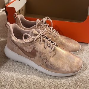 Nike Rose Gold Athletic Sneakers